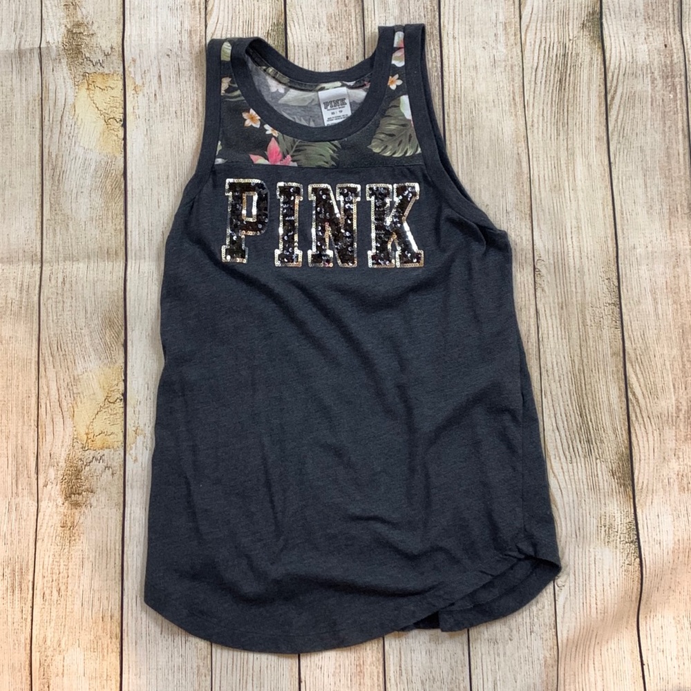 Victoria’s Secret Pink - Hawaiian Sequin Tank Top